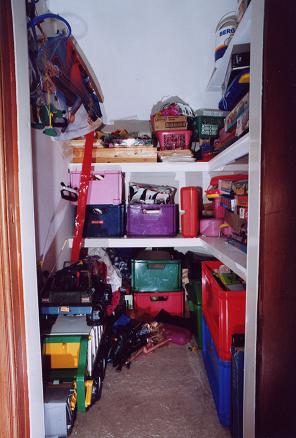 luckily it is not too untidy today